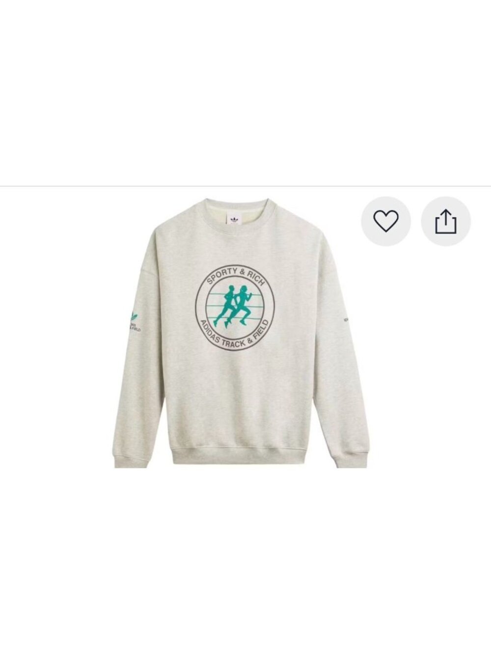 Adidas Women's Originals Sporty & Rich Sweatshirt (Size L)